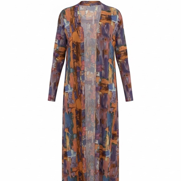 lilly's kloset Other - Colorful Abstract Long Sleeve Women's Cardigan